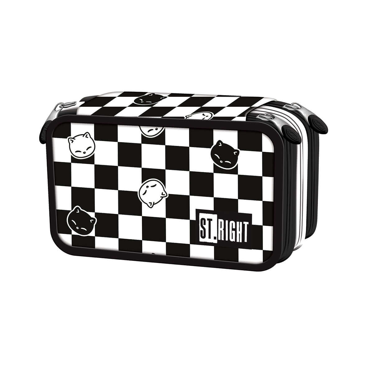 Penar echipat PC05 ST Right Chess Cats, 3 compartimente Penar echipat PC05 ST Right Chess Cats, 3 compartimente